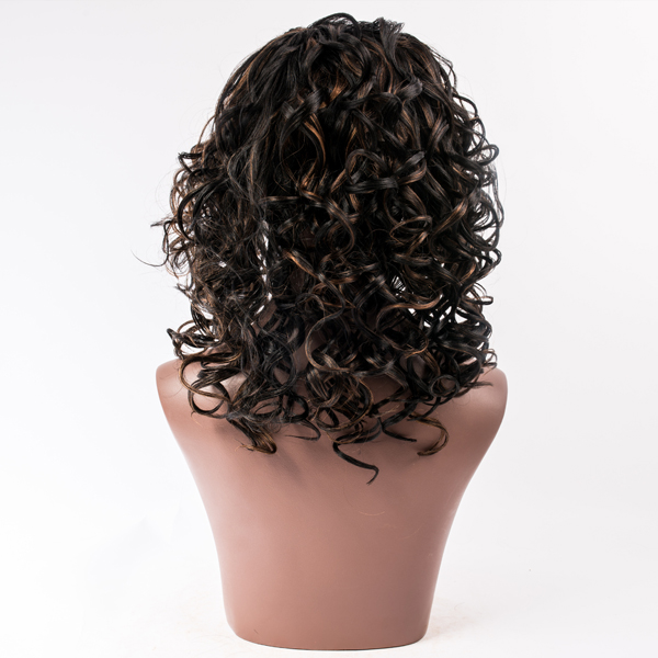 Synthetic hair lace front wig LJ81